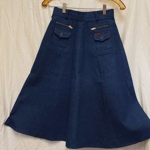 🍁Vintage Demin Skirt with functional pockets